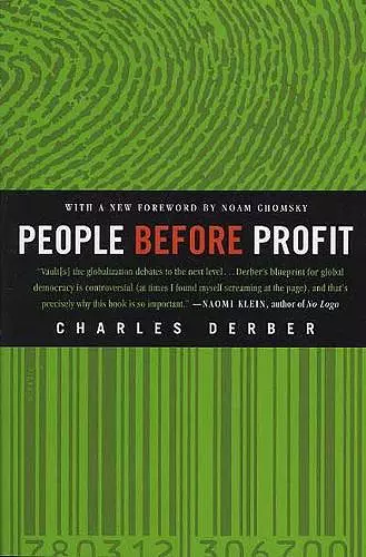 People Before Profit cover