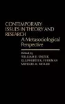 Contemporary Issues in Theory and Research cover