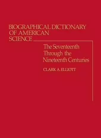 Biographical Dictionary of American Science cover