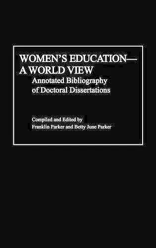 Women's Education, A World View cover