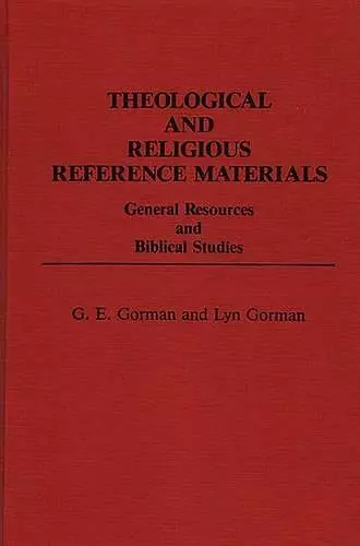 Theological and Religious Reference Materials cover