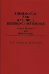 Theological and Religious Reference Materials cover