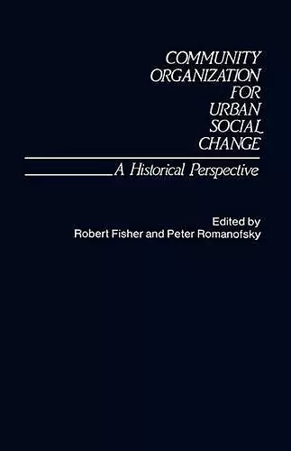 Community Organization for Urban Social Change cover
