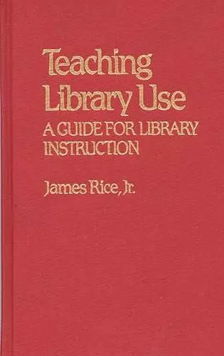 Teaching Library Use cover
