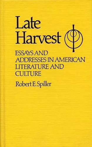 Late Harvest cover