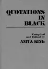 Quotations in Black cover