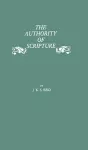 The Authority of Scripture cover
