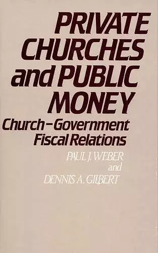 Private Churches and Public Money cover