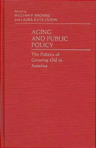 Aging and Public Policy cover