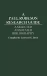 A Paul Robeson Research Guide cover