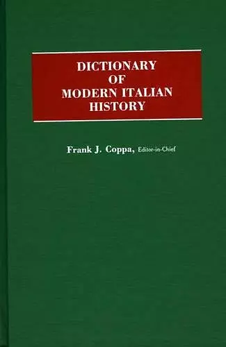 Dictionary of Modern Italian History cover