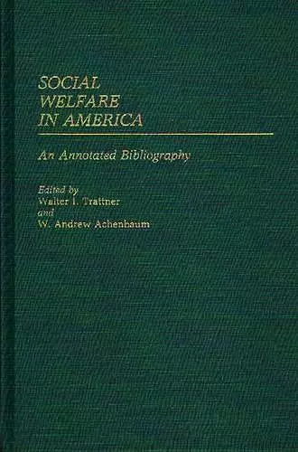 Social Welfare in America cover