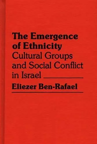 The Emergence of Ethnicity cover