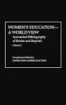 Women's Education, A World View cover
