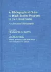 A Bibliographical Guide to Black Studies Programs in the United States cover