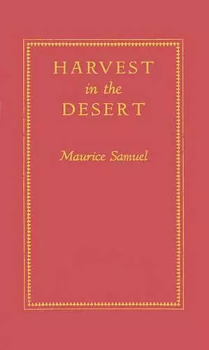 Harvest in the Desert cover