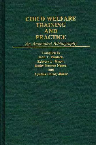 Child Welfare Training and Practice cover