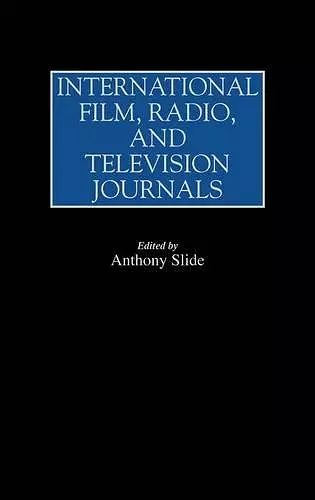 International Film, Radio, and Television Journals cover