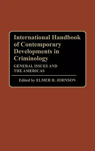 International Handbook of Contemporary Developments in Criminology cover