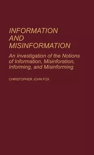 Information and Misinformation cover