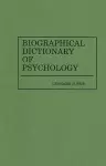 Biographical Dictionary of Psychology cover