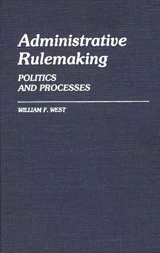 Administrative Rulemaking cover