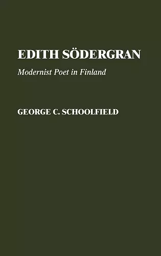 Edith Sodergran cover