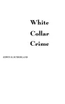 White Collar Crime cover