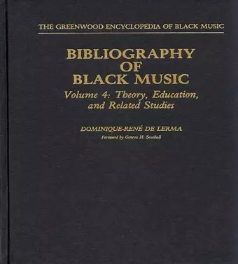 Bibliography of Black Music, Volume 4 cover