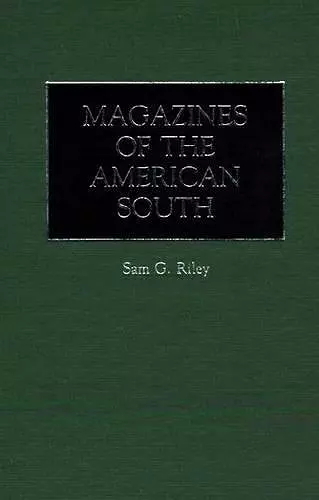 Magazines of the American South cover