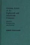 German Actors of the Eighteenth and Nineteenth Centuries cover