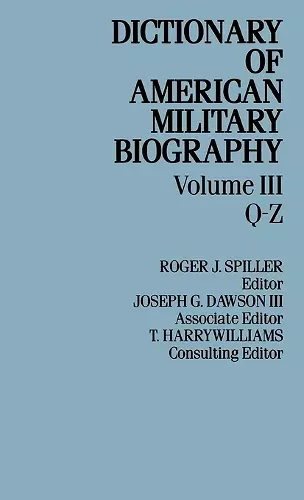 Dict Amer Military Biog V3 cover