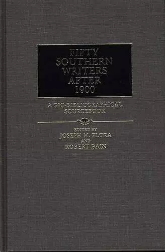 Fifty Southern Writers After 1900 cover