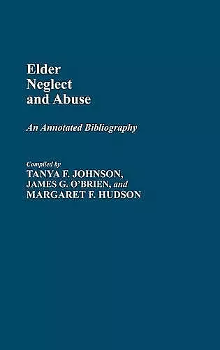 Elder Neglect and Abuse cover