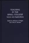 Teaching in the Small College cover