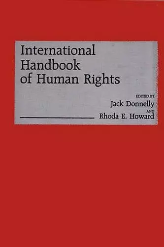 International Handbook of Human Rights cover