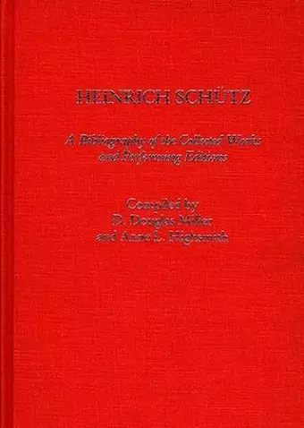 Heinrich Schutz cover