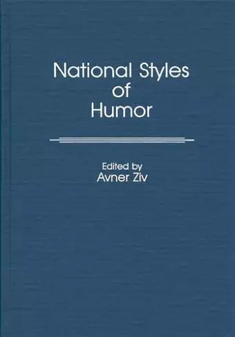 National Styles of Humor cover