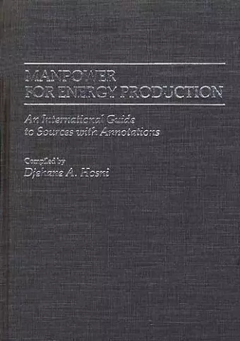 Manpower for Energy Production cover