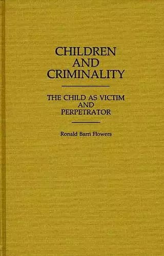 Children and Criminality cover