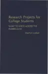 Research Projects for College Students cover