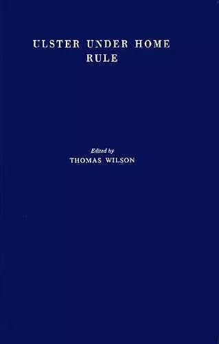 Ulster Under Home Rule cover