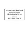 International Handbook on Alcohol and Culture cover