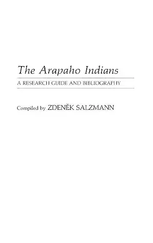 The Arapaho Indians cover