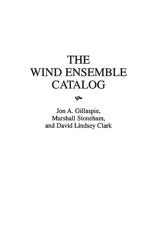 The Wind Ensemble Catalog cover