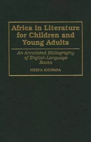 Africa in Literature for Children and Young Adults cover