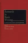 Research in Basic Writing cover