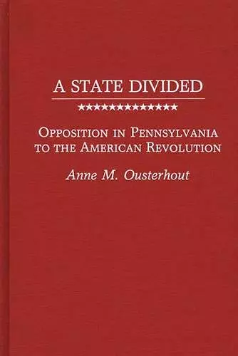 A State Divided cover