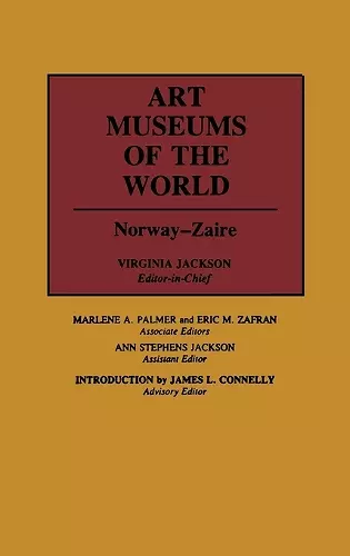Art Museums of the World cover