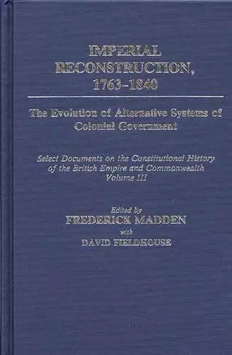 Imperial Reconstruction 1763-1840 cover